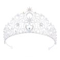 thumbnail image 1 of Diademas y coronas plateadas para mujer Glinda Bubble Crown Crown Crystal Queen Crown Princess, diademas para bodas, bailes de graduación, cumpleaños, Halloween, fiesta de Navidad, 1 of 6