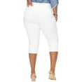 thumbnail image 2 of NYDJ womens  Plus Marilyn Optic White Crop Jean, 16WP, 2 of 3