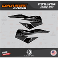 thumbnail image 3 of Kalair GFX Graphics Kit for Ktm DUKE 890 (2018-2023) Orange-crew Series, 3 of 4