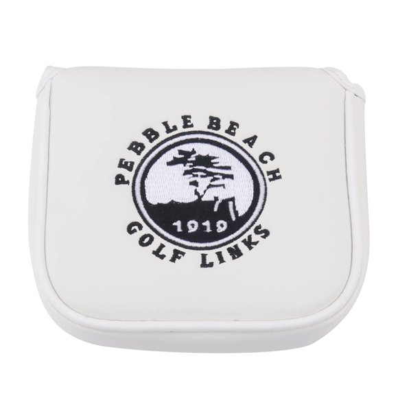 Funda para putter con forma cuadrada de golf HISTAR, cierre magnético, color blanco