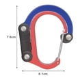 thumbnail image 3 of CSChome Outdoor Buckle Multifunctional Carabiner Hanging Buckle Strong Load-Bearing Aluminum Alloy Rotating D-Type Clip, 3 of 7