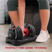 FitRx SmartBell, 9 in 1 Adjustable Dumbbell, 25 lb