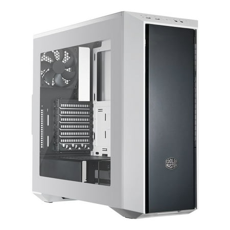 MasterBox 5 Black & White Mid-tower Computer Case with Internal Configuration, ATX, Micro ATX, Mini ITX Support, and Nine SSD mount positions (Best Mini Itx Nas Case)