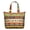 White-7, variant on Symmetrical Nordic Style Travel Tote, Large Capacity Lightweight Bag with Secure Zipper, Artistic for Women Travelers
