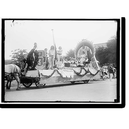 Historic Print, FOURTH OF JULY PARADES. FLOAT: CZECHO-SLOVAK - 3, 16" x 20"