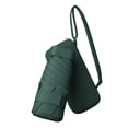 thumbnail image 2 of Mini paraguas de viaje, paraguas de lluvia con fuerte protección solar y estuche para Verde oscuro, 2 of 9