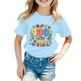 thumbnail image 1 of TZEWGL T-Shirts pour Enfants Imprimé Mignon Col Rond Manches Courtes Vêtements pour Tout-Petits Taille 6-7T, 1 of 4
