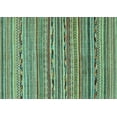 thumbnail image 1 of Ahgly Company Indoor Rectangle Abstract Light Blue Modern Area Rugs, 6' x 9', 1 of 4