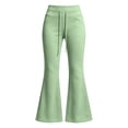 thumbnail image 5 of Sentuca Womens Yoga Sweatpants Soft Drawstring Bootcut Pants High Waisted Fashion Workout Trousers Green XXL, 5 of 8
