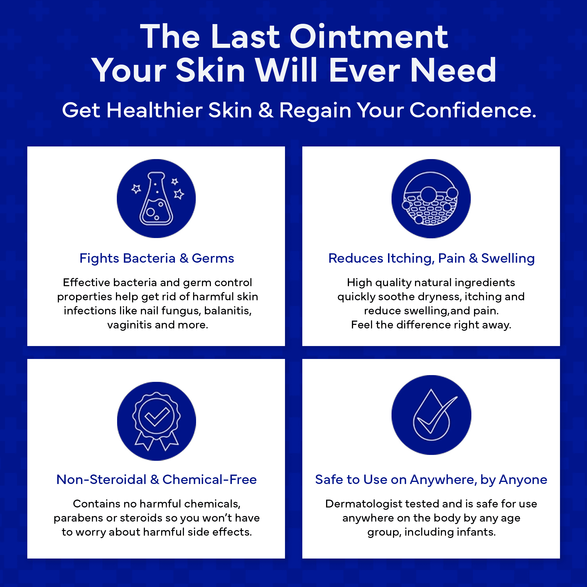 Emuaid First Aid Ointment Regular Strength Cream, for Skin Relief, 2 oz