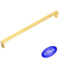 thumbnail image 1 of 5 Pack - Cosmas 3133-224BB Brushed Brass Contemporary Cabinet Hardware Handle Pull - 8-7/8" Inch (224mm) Hole Centers, 1 of 1