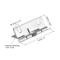 thumbnail image 2 of Unique Bargains Spring Loaded Hinges, 2' 304 Stainless Steel Self Closing Hinge for Cabinet 8 Pack, 2 of 5