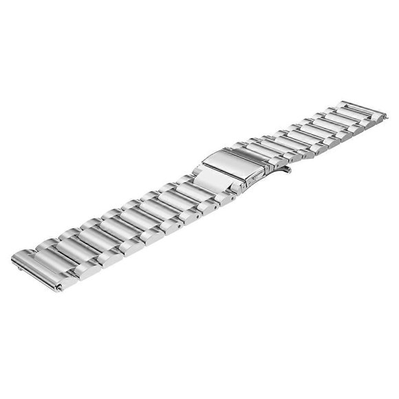 Detachable Stainless Steel Watch Band Classic Design for Watch Gear Silver 7.1×0.8×0.4in 1Set