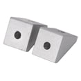 thumbnail image 3 of QIILU Right Angles Corners Brackets, Angle Corner Connector 5Pcs For 24mm T Slot Rail Square Beam, 3 of 8