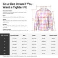 thumbnail image 6 of Goofa Heart Buffalo Plaid Printed Women's UPF 50+ Sun Protection Hoodie Jacket Lightweight Long Sleeve Sun Shirt for Women with Pocket Hiking Outdoor-Large, 6 of 9