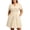Beige, variant on Work Dresses for Women Short Sleeve Plus Size Dress Business Casual Office Dress with Pockets Casual Notch V Neck A Line Dress Knee Length Dress