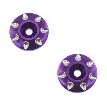 

Metal Tail Wing Screws Washers for 1/8 1/10 Scale Off Road Truck RC Purple
