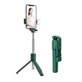 thumbnail image 2 of Palo de selfie antivibración, soporte para transmisión en vivo para teléfono móvil, trípode alargado y liviano, cámara integrada, telescópico, de mano, estable, universal, 2 of 5