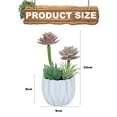 thumbnail image 2 of 2pcs simulation succulents bonsai creative ornaments artificial plants interior decoration - type:style1, 2 of 5