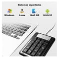 thumbnail image 4 of Teclado Numérico USB Compatible Con PC o Laptop Elegate TC07, 4 of 4
