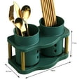 thumbnail image 5 of Chopstick Holder with Drainage Holes 2 Grids Large Caliber Orderly Kitchen Chopstick Case Shelf Dining Room Utensil, 5 of 6