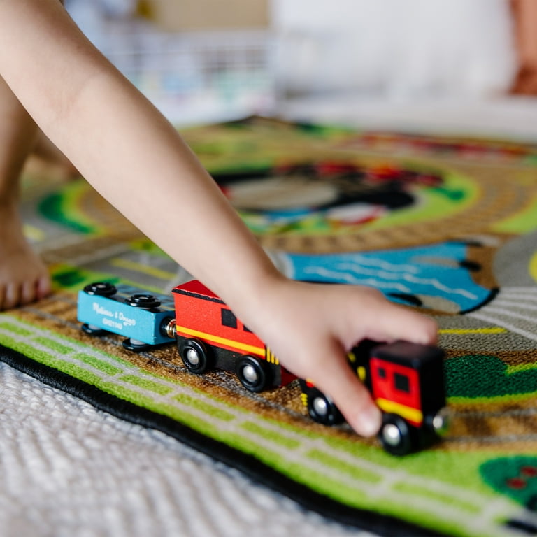 Melissa and best sale doug train rug