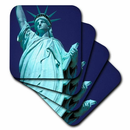 

New York City. The Statue of Liberty - US33 SWE0193 - Stuart Westmorland set of 4 Coasters - Soft cst-93150-1