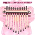 thumbnail image 3 of 1 Ensemble de Mini Piano à Pouce Acrylique Mini Kalimba 10 Touches, 3 of 9