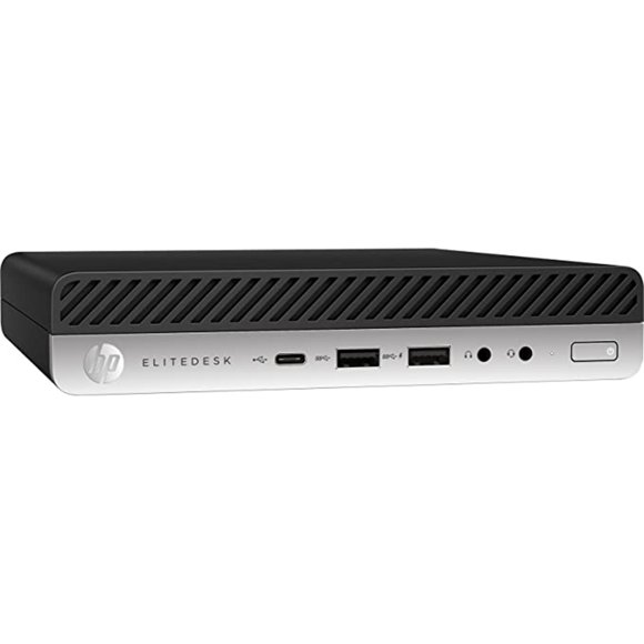 HP EliteDesk 800 G3 Mini Business Desktop PC Intel Quad-Core i7-6700T up to 3.60GHz,8G DDR4,128GB SSD,VGA,DP Port,Windows 10 Pro 64 Bit-Multi-Language-English/Spanish (Refurbished)