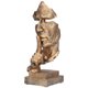 thumbnail image 2 of Esculturas de figuras de hombres abstractos, estatua de Keep Silence, estatua de pensador interesante, figuras de resina, adornos de diseño aerodinámico, 2 of 12