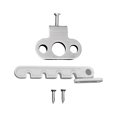 thumbnail image 4 of Casement Stay Latch Prevent Children Falling Metal Sliding Window Limiter Window Short Hook White, 4 of 9