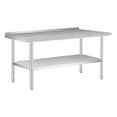 thumbnail image 6 of EastVita Stainless Steel Table 72 x 24 inches Heavy Duty Commercial Work Prep Table with Adjustable Undershelf Backsplash for Restaurant Kitchen Bar and Hotel Garage, 6 of 7