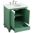 thumbnail image 2 of Elegant Lighting Vf12330-Vw Otto 30" Free Standing Single Basin Vanity Set - Vintage Mint, 2 of 7