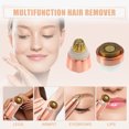 thumbnail image 3 of Unique Bargains 1 Pcs Yebrow Trimmer for Women 2 in 1 Eyebrow Razor USB Rechargeable for Lips Face Body Gold Tone, 3 of 7
