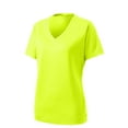 thumbnail image 3 of Sport-Tek Women's PosiCharge RacerMesh V-Neck Tee, 3 of 4