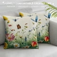 thumbnail image 3 of GOSMITH Throw Pillow Covers Decorative Summer Spring Pillow Covers Flower Butterfly Farmhouse Pillowcases for Sofa Couch Living Room Outdoor Patio, 3 of 5