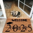 thumbnail image 4 of JIAHomeV Home Decor Graduation Season Front Door Mat 2025 Welcome Mat for Front Door with Non Slip Backing Easy to Clean Entry Mats for Indoor Outdoor Porch Home D,One Size, 4 of 4