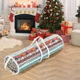 thumbnail image 2 of Msgweeeg Gift Wrap Storage Bag Large Capacity Wrapping Paper Organizer Roll Holder Container with Handles for Christmas Birthday Holiday Supplies and Craft Organization, 2 of 7