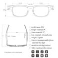 thumbnail image 2 of Estbridge Lunettes Intelligentes Sans Fil Bluetooth 5.0 Casque Intelligent Lunettes Appels Mains Libres Musique Lunettes Multifonctionnelles, 2 of 7