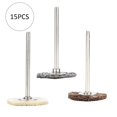 thumbnail image 2 of Brosse de Polissage de Roue Abrasive Tête de Meulage 15pcs Tourner Meulage Abrasif Roue Acier Fil de Polissage Brosse Brosse de Meulage Tête de Brosse, 2 of 8