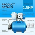thumbnail image 2 of FOTING 1.5HP Shallow Well Pump with Pressure Tank, 115V 1340GPH Automatic Irrigation Water Booster Jet Pump, Water Pumps Booster System 164FT for Home Garden Lawn Farm, 2 of 8
