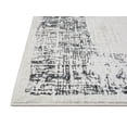thumbnail image 5 of HR Super Soft Polyester Abstract Area Rug Bordered in Gray, Ivory & Multi-Color - Elegant Frame Pattern for Cozy and Stylish Living Spaces, 5 of 6