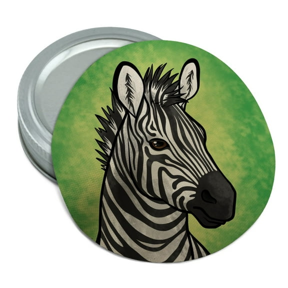 Zebra Face Round Rubber Non-Slip Jar Gripper Lid Opener