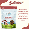 thumbnail image 4 of True Pets Freeze-Dried Beef Liver Dog Treats, 2 oz. bag, 4 of 5