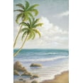 thumbnail image 2 of Marcon, Michael 17x24 White Modern Wood Framed Museum Art Print Titled - Atlantic Seaside I, 2 of 4