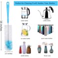 thumbnail image 2 of 8-Pack Bottle Cleaning Brush Set - Long Handle Baby Bottle Cleaner for Washing Narrow Wine/Beer Bottle, Thermos, Hummingbird Feeder, Sports Well, Plus Kettle/ Straw Brush, 2 of 7