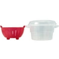 thumbnail image 5 of Compact Microwave Rice Cooker or Vegetable Steamer with Lid, 5 of 7