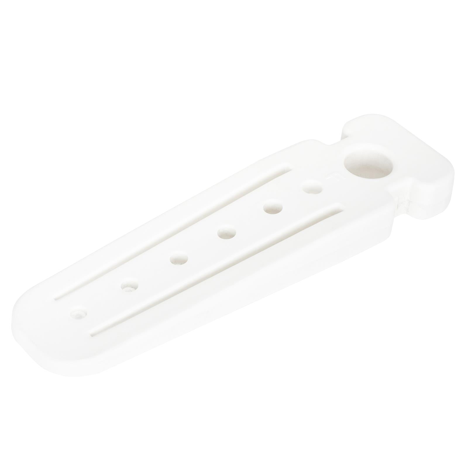 Zimtown 4-Step Above Ground Pool Ladder, White Plastic Entry Steps for Easy Pool Access