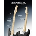 thumbnail image 4 of Donner Electric Guitar Kits for Beginner Right Hand S-S-S Pickups Strater Sets, Black, 4 of 6