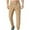 Khaki, variant on CHEEREAM Men's Casual Joggers Pants Cotton Elastic Waist Drawstring Chino Pants Hiking Outdoor Track Sweatpants Army Green M